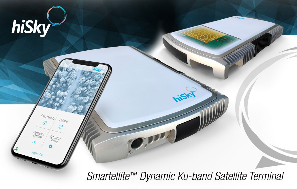 hiSky reveals its Smartellite™ Dynamic Ku-band terminal